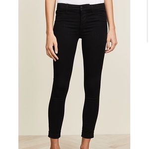 J BRAND Anja Black Cuffed Pants